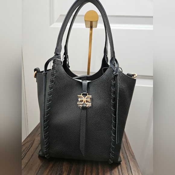 Sam Edelman Handbags - Sam Edelman Sylvia Small Crossbody Bag In Black W/ Whipstitch